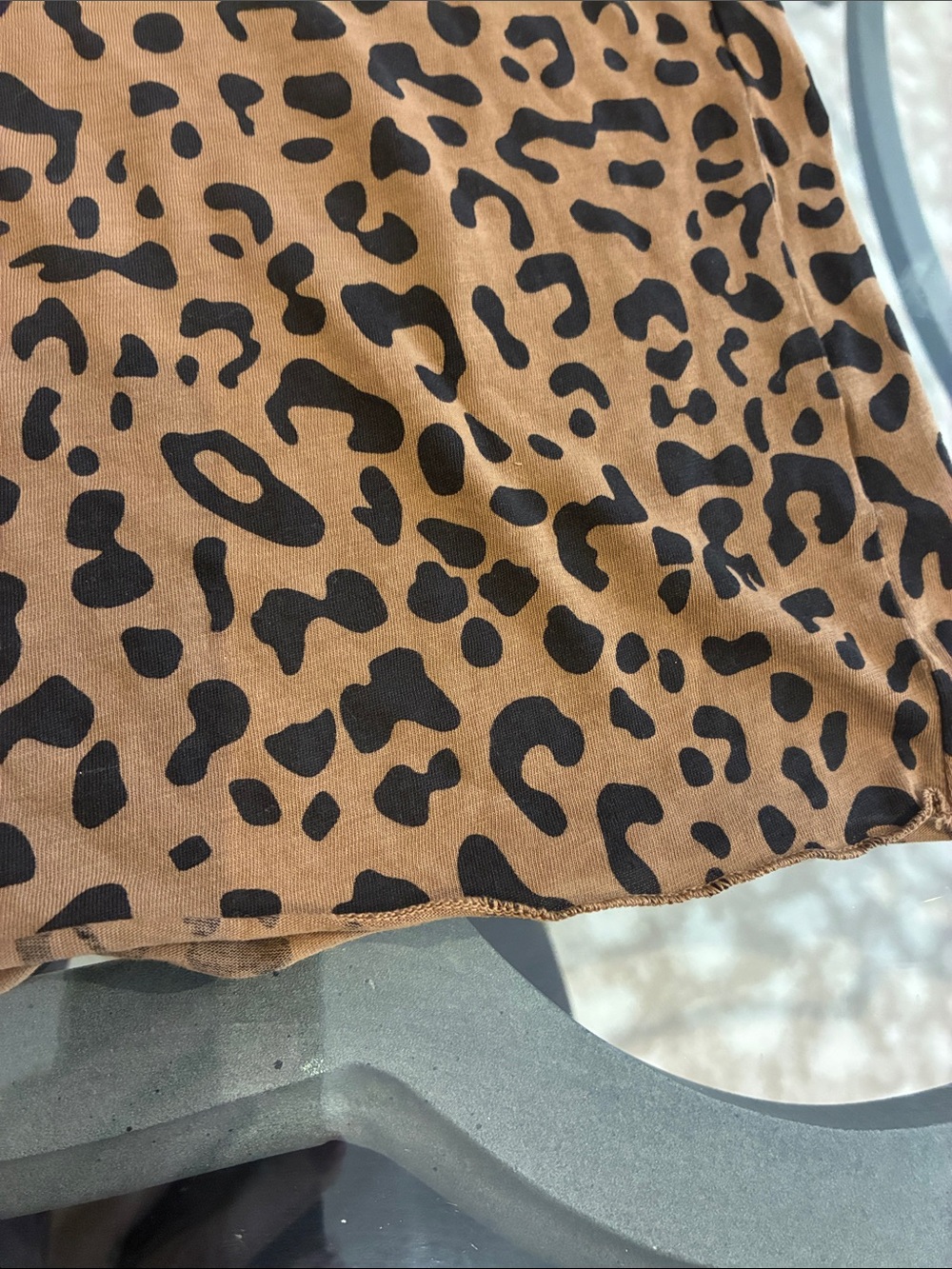 Nili Lotan xs sleeveless Leopard Print Top - Brown/Black - Picture 4 of 5